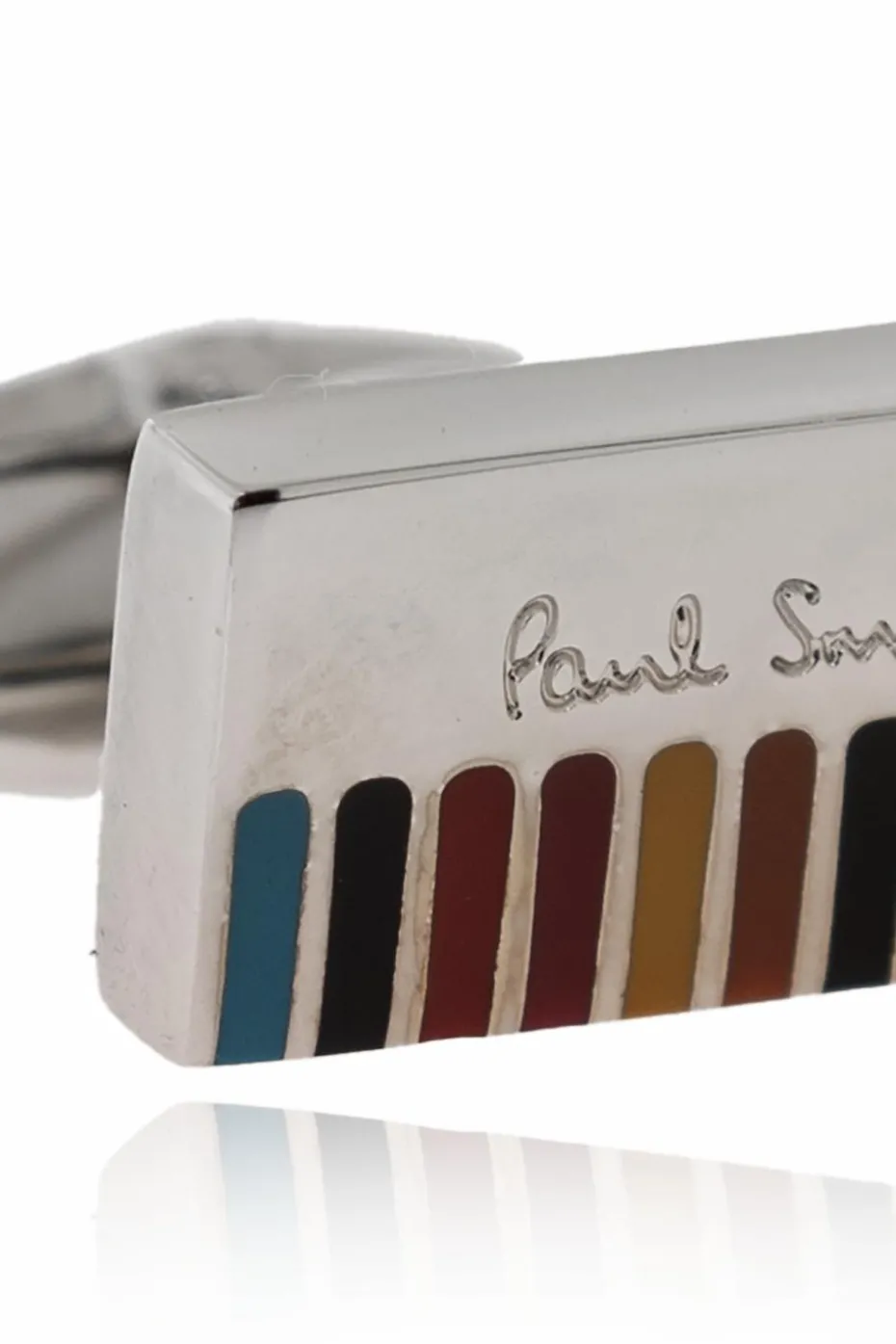 Paul Smith SREBRNY Spinki do mankietów