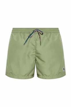Paul Smith ZIELONY Szorty kąpielowe