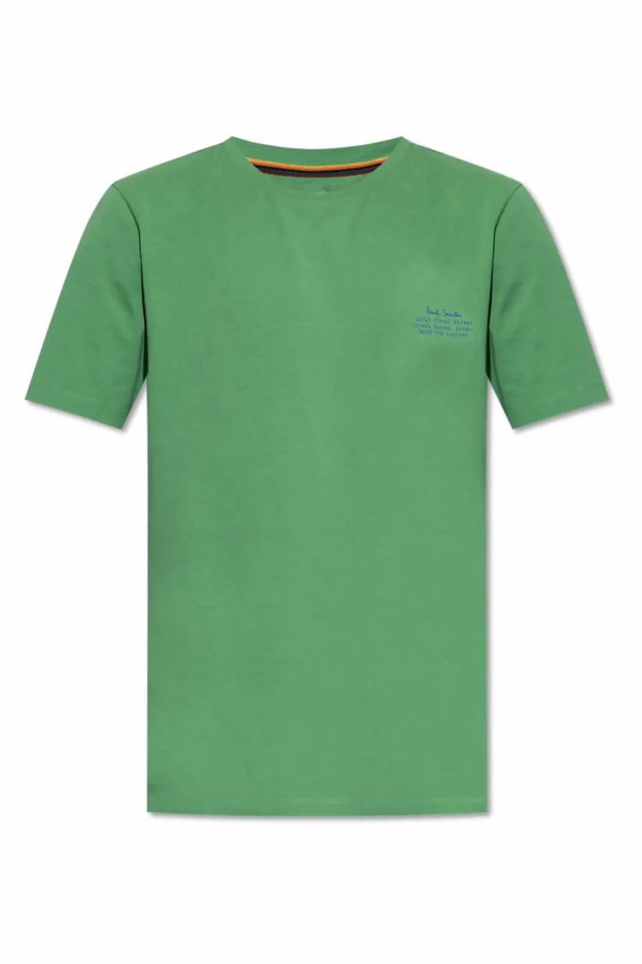 Paul Smith ZIELONY T-shirt z nadrukiem