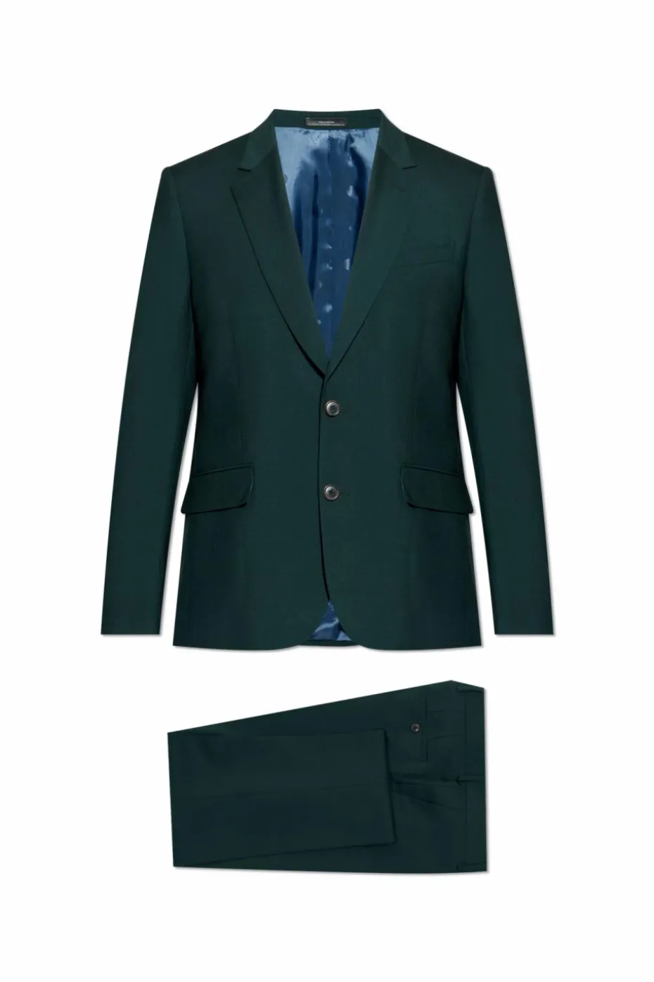 Paul Smith ZIELONY Wełniany garnitur