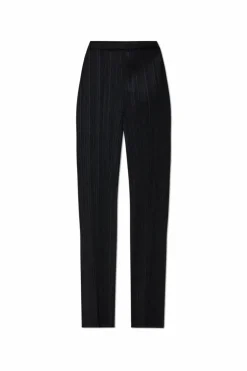 Pleats Please Issey Miyake CZARNY Plisowane spodnie