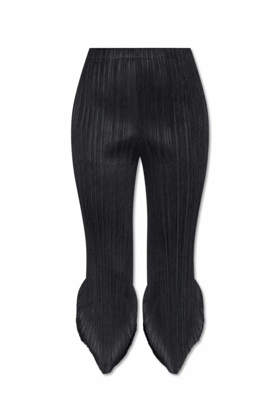 Pleats Please Issey Miyake CZARNY Plisowane spodnie