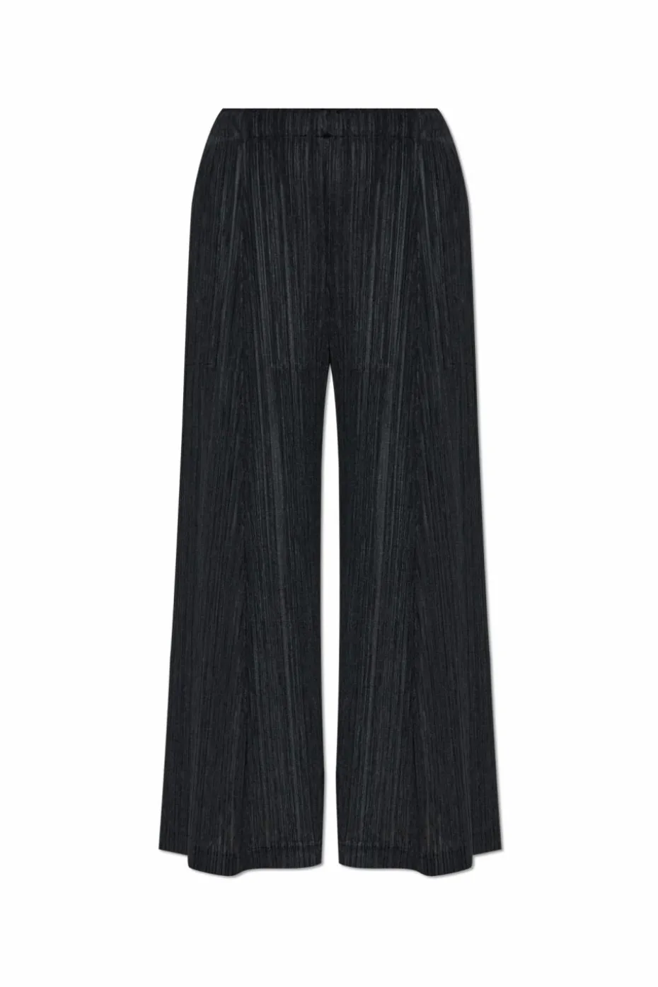 Pleats Please Issey Miyake CZARNY Plisowane spodnie