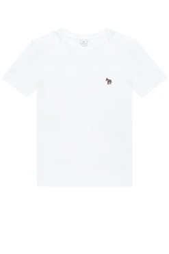 PS Paul Smith BIAŁY T-shirt z bawełny organicznej