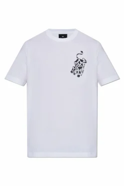 PS Paul Smith BIAŁY T-shirt z nadrukiem