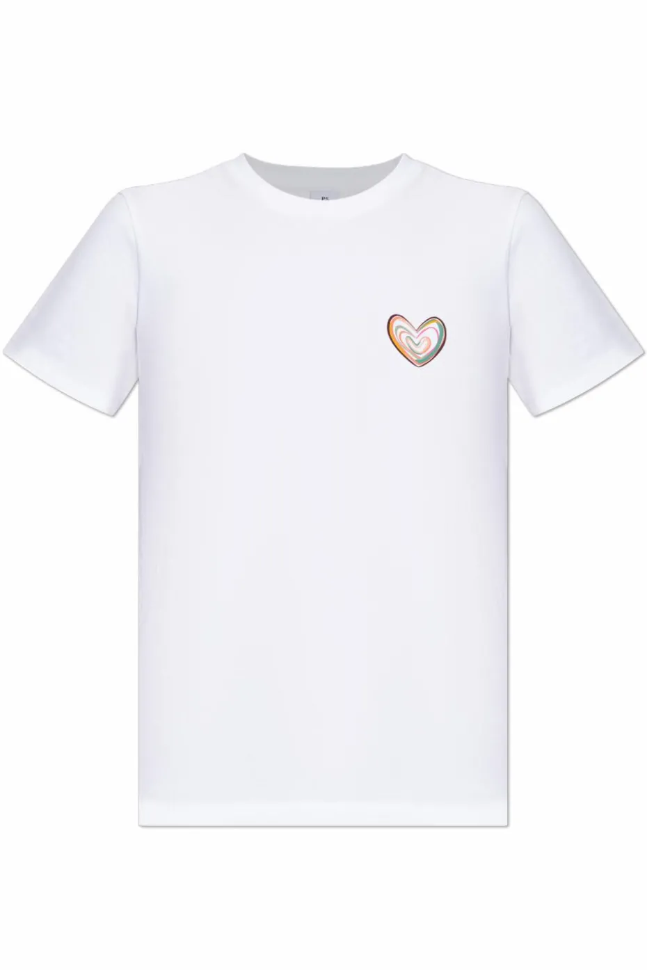 PS Paul Smith BIAŁY T-shirt z nadrukiem