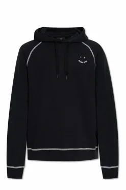 PS Paul Smith CZARNY Bluza z kapturem