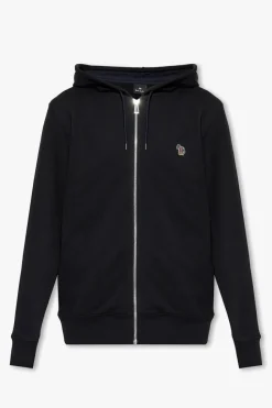 PS Paul Smith CZARNY Bluza z kapturem