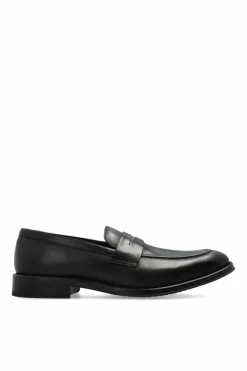 PS Paul Smith CZARNY Skórzane buty typu `loafers`