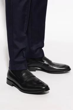 PS Paul Smith CZARNY Skórzane buty typu `loafers`