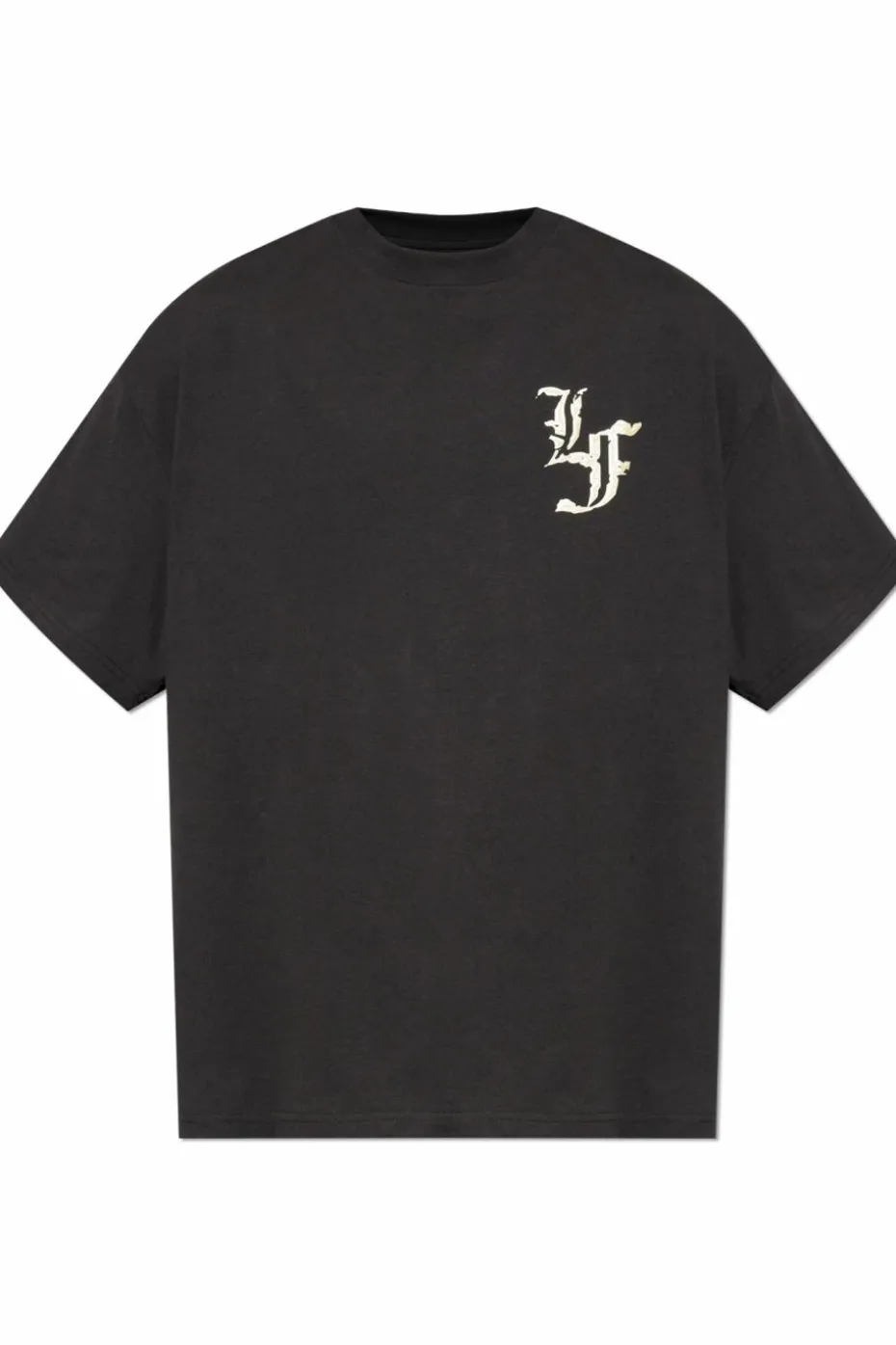 Puma CZARNY T-shirt z nadrukiem