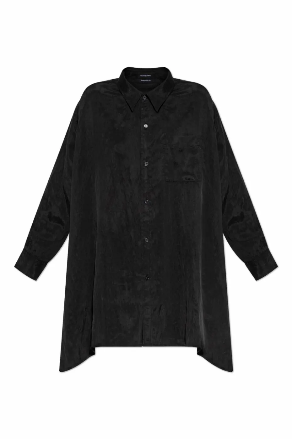 R13 CZARNY Koszula o luźnym kroju