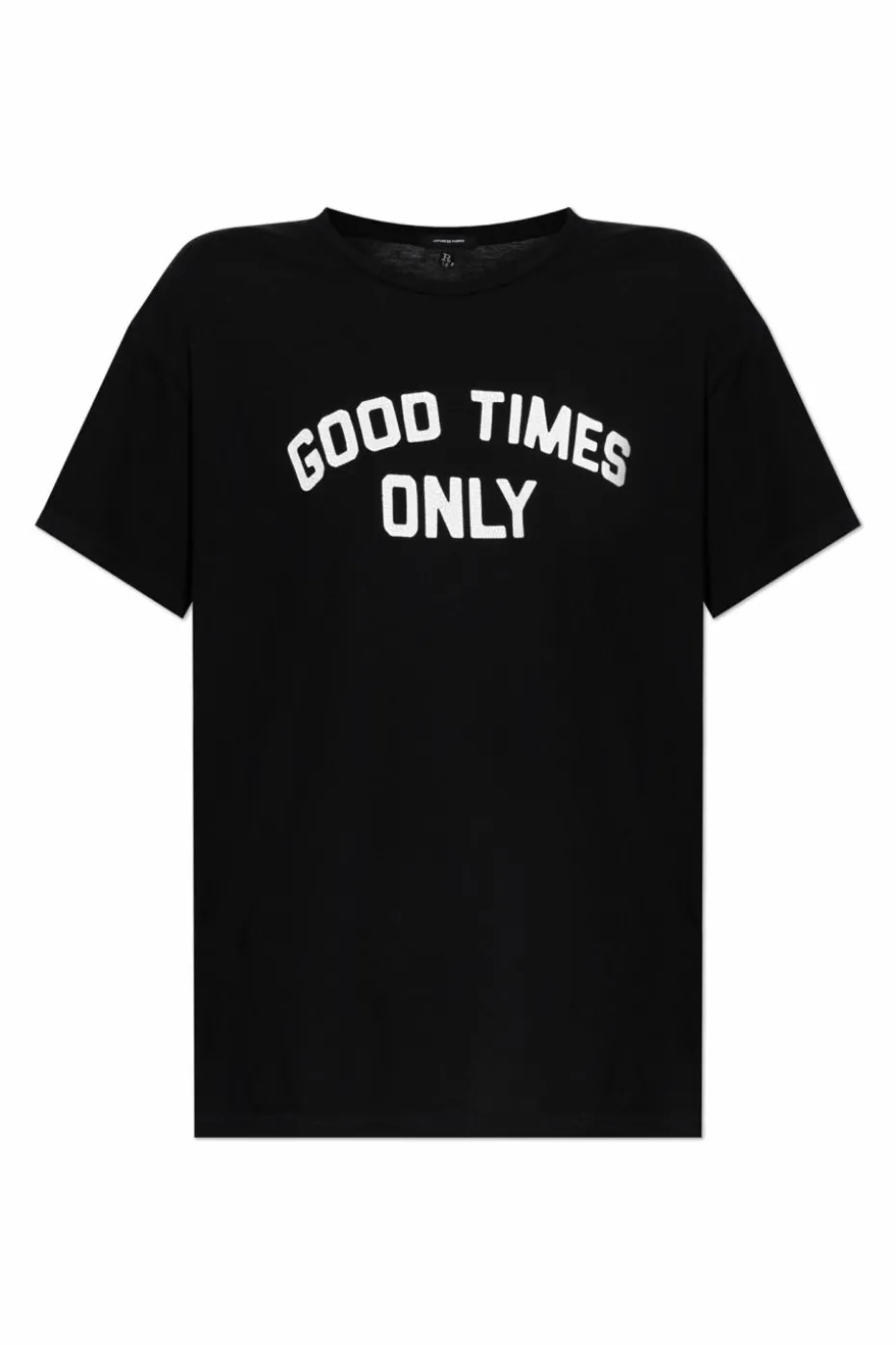 R13 CZARNY T-shirt z nadrukiem