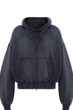 R13 SZARY Bluza z kapturem