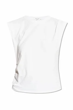 Rag & Bone BIAŁY T-shirt bez rękawów