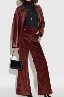 Rag & Bone BORDO Spodnie sztruksowe z rozszerzanymi nogawkami
