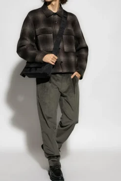 Rag & Bone BRĄZOWY Koszula ze wzorem w kratę
