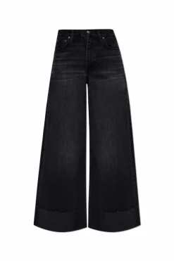 Rag & Bone CZARNY Jeansy z wysokim stanem `Sofie`