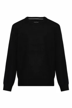 Rag & Bone CZARNY Kaszmirowy sweter