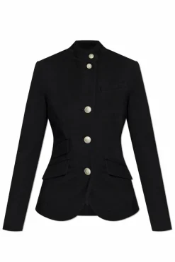 Rag & Bone CZARNY Marynarka ze stójką