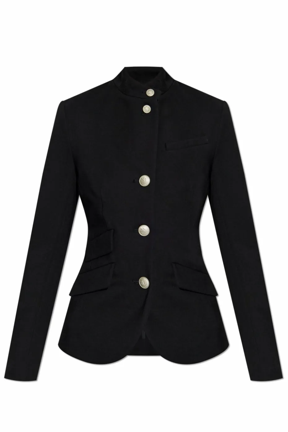 Rag & Bone CZARNY Marynarka ze stójką