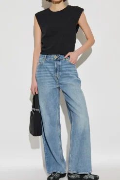 Rag & Bone CZARNY Top bez rękawów