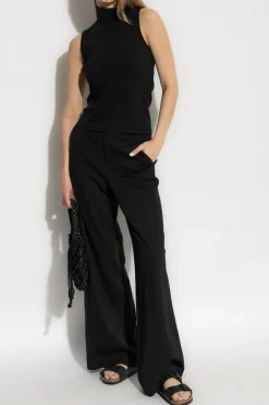Rag & Bone CZARNY Top `Irina`