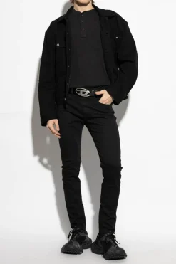 Rag & Bone CZARNY T-shirt z długimi rękawami
