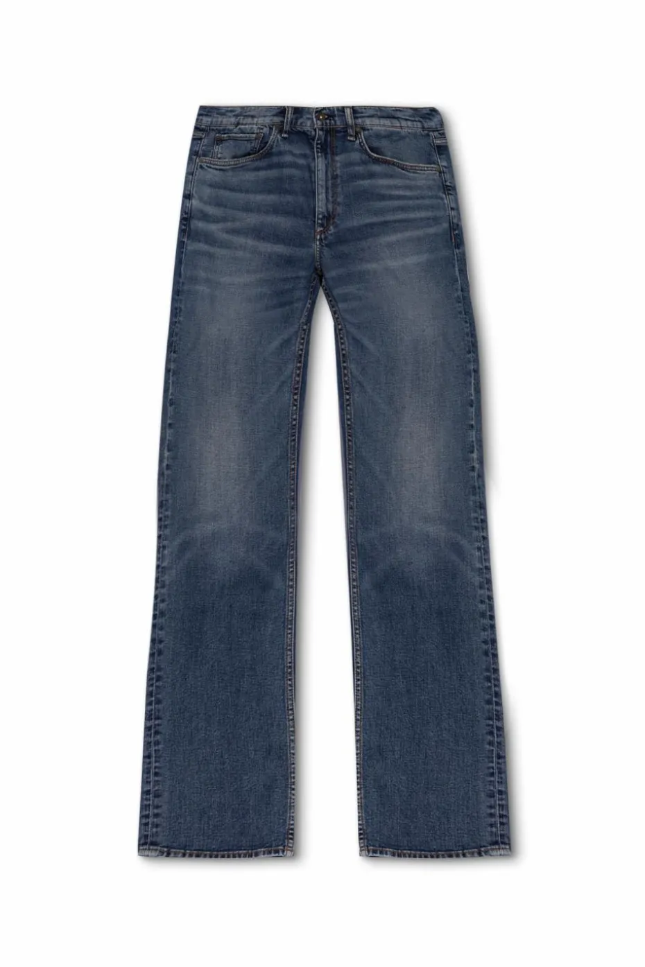 Rag & Bone GRANATOWY Jeany typu ‘slim’