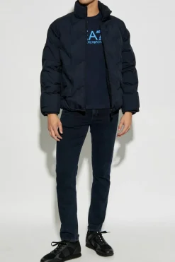 Rag & Bone GRANATOWY Jeansy `Fit 2`