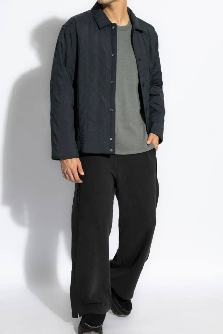 Rag & Bone GRANATOWY Kurtka `Maxwell`
