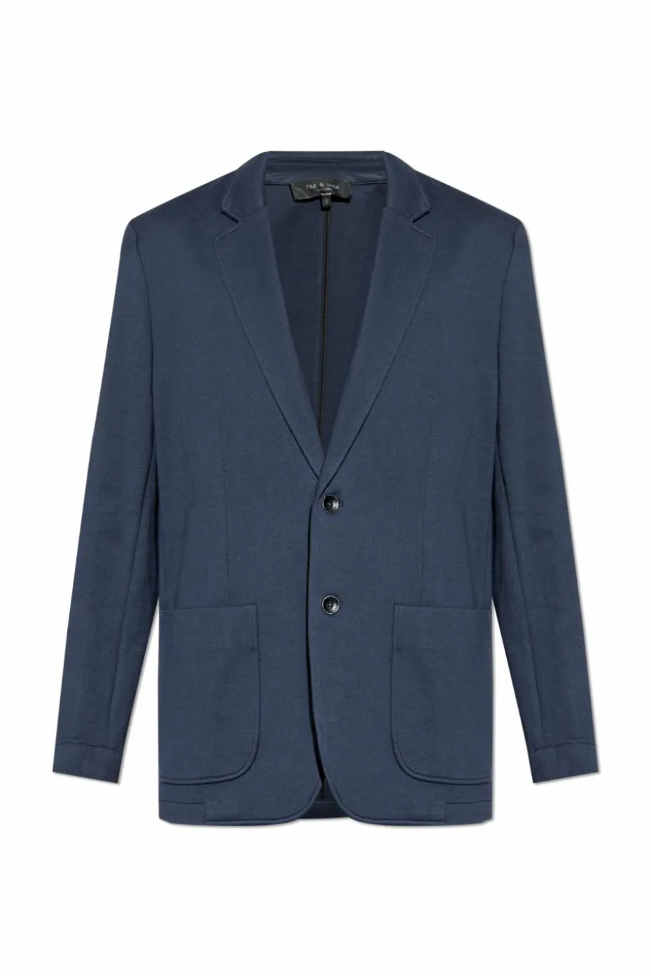 Rag & Bone GRANATOWY Marynarka z otwartymi klapami