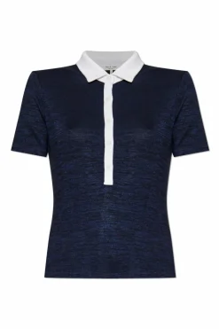 Rag & Bone GRANATOWY Polo