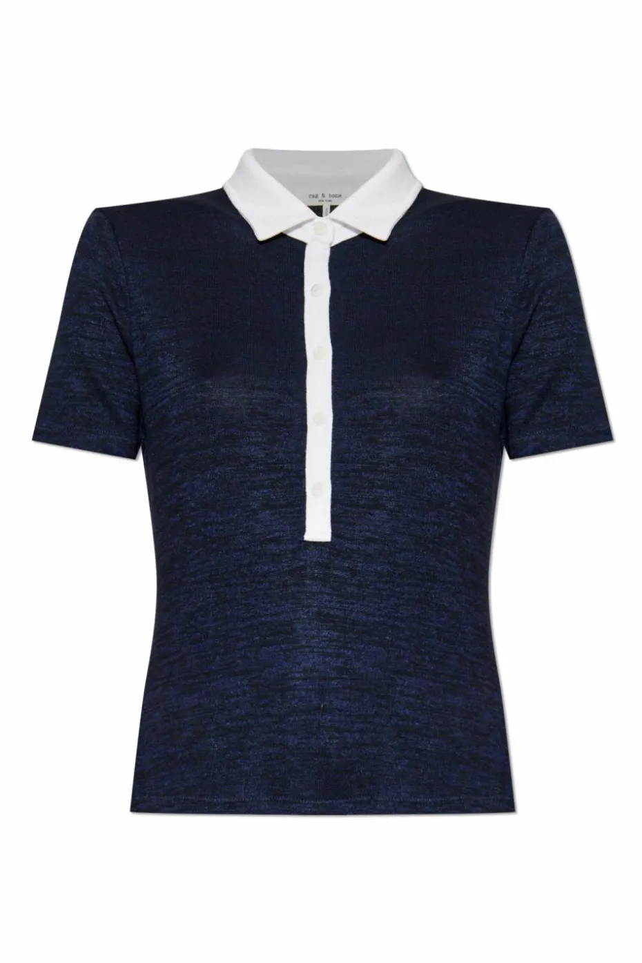 Rag & Bone GRANATOWY Polo