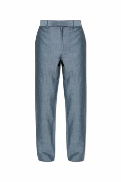 Rag & Bone GRANATOWY Spodnie ze zwężanymi nogawkami