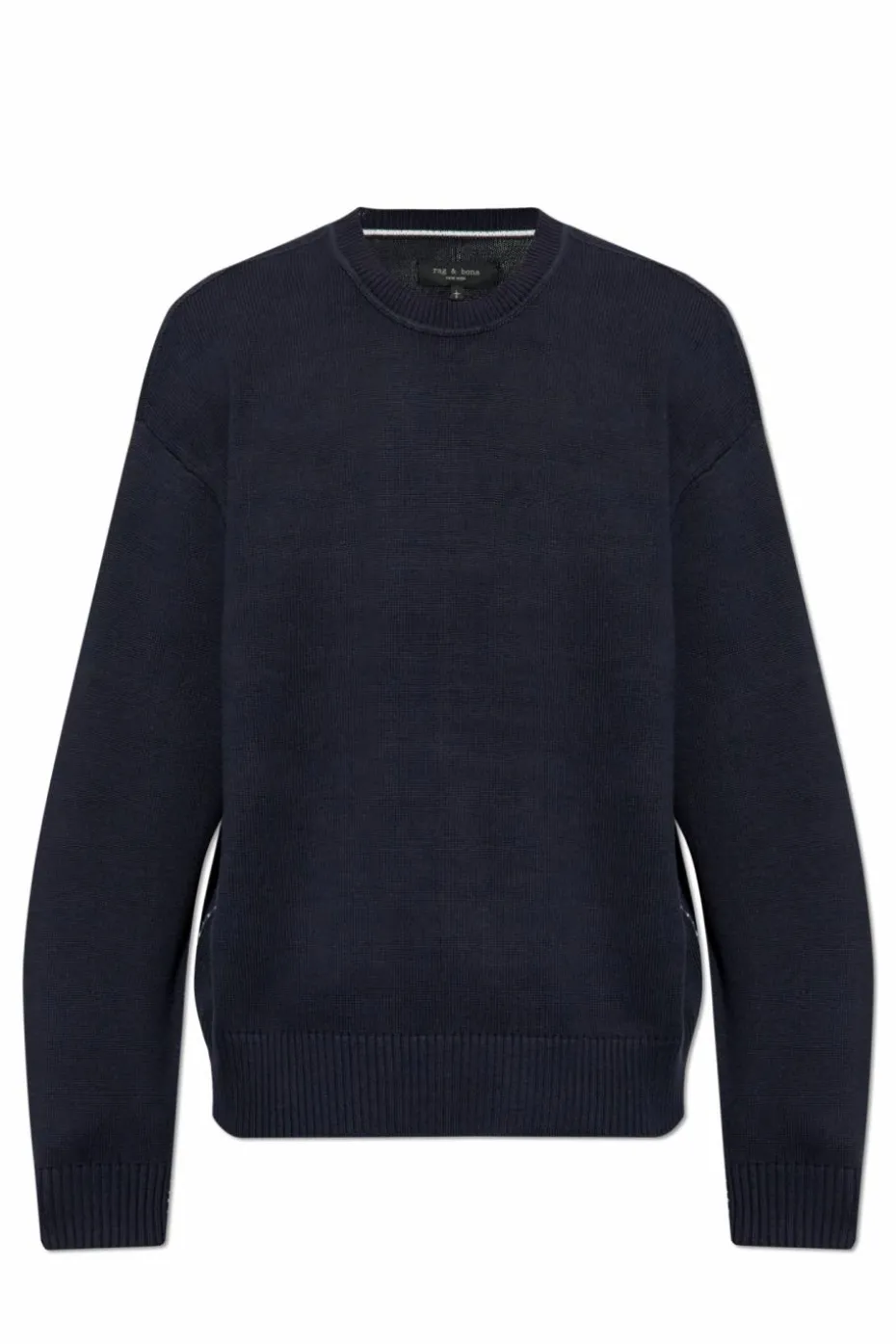 Rag & Bone GRANATOWY Sweter `Clarkson`