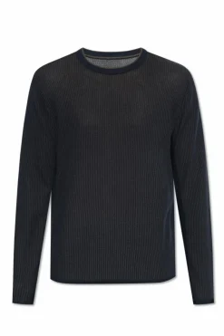 Rag & Bone GRANATOWY Sweter `Harvey`
