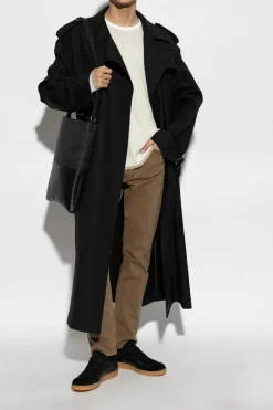 Rag & Bone kremowy Sweter z okrągłym dekoltem
