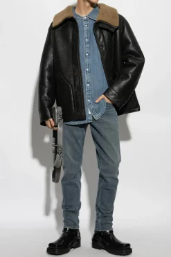 Rag & Bone NIEBIESKI Jeansy `Kian`