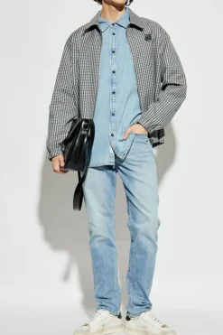 Rag & Bone NIEBIESKI Jeansowa koszula
