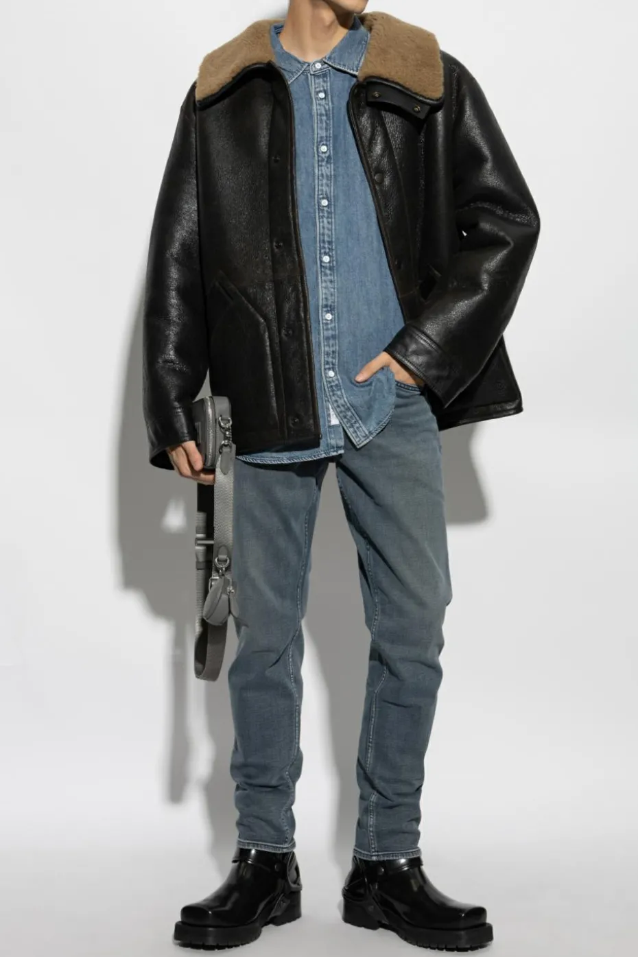 Rag & Bone NIEBIESKI Koszula jeansowa `Corbin`