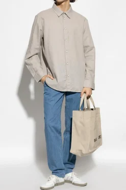 Rag & Bone SZARY Klasyczna koszula