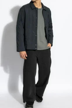 Rag & Bone SZARY T-shirt `Flame`