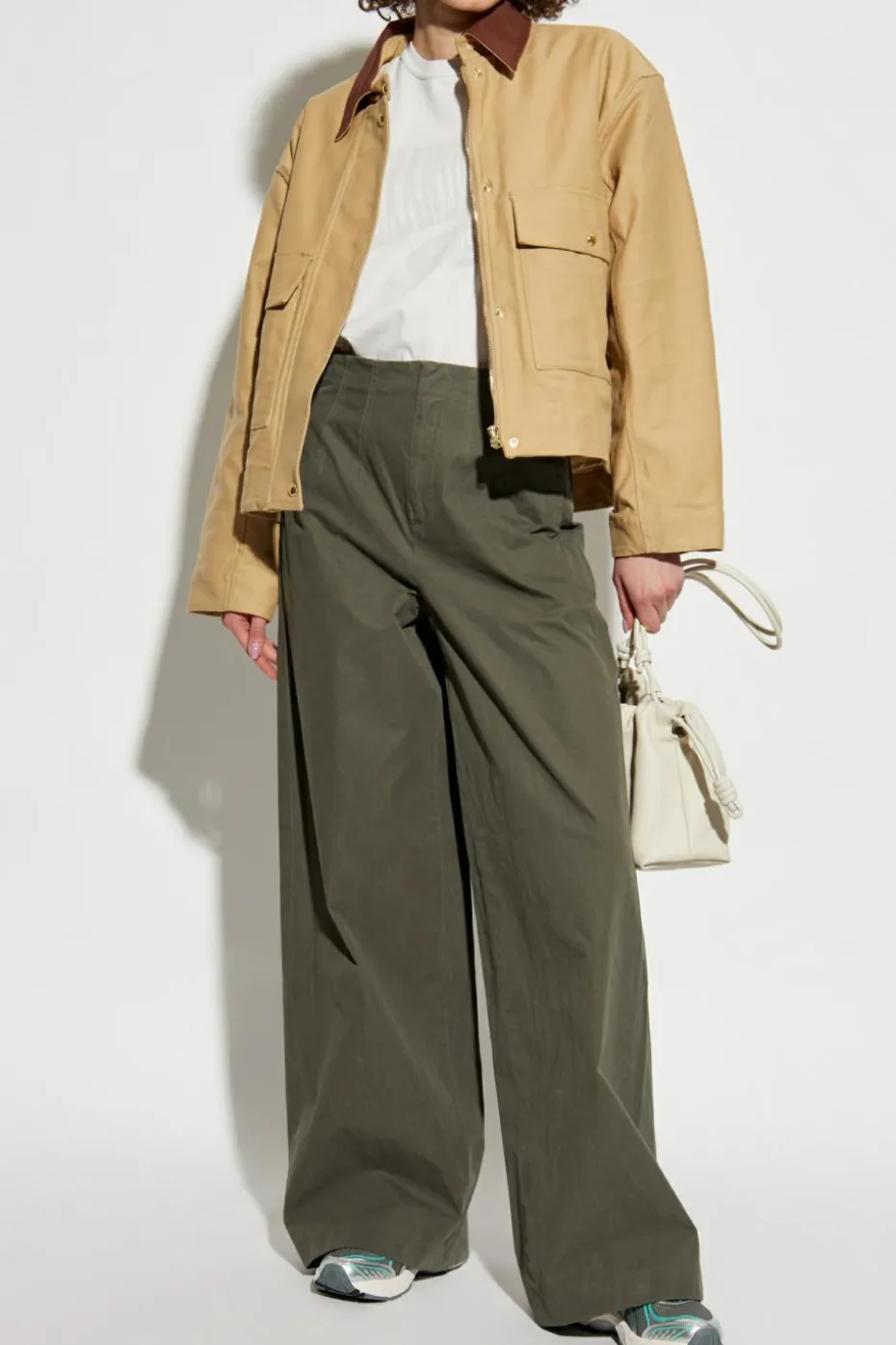 Rag & Bone ZIELONY Spodnie `Kiana`
