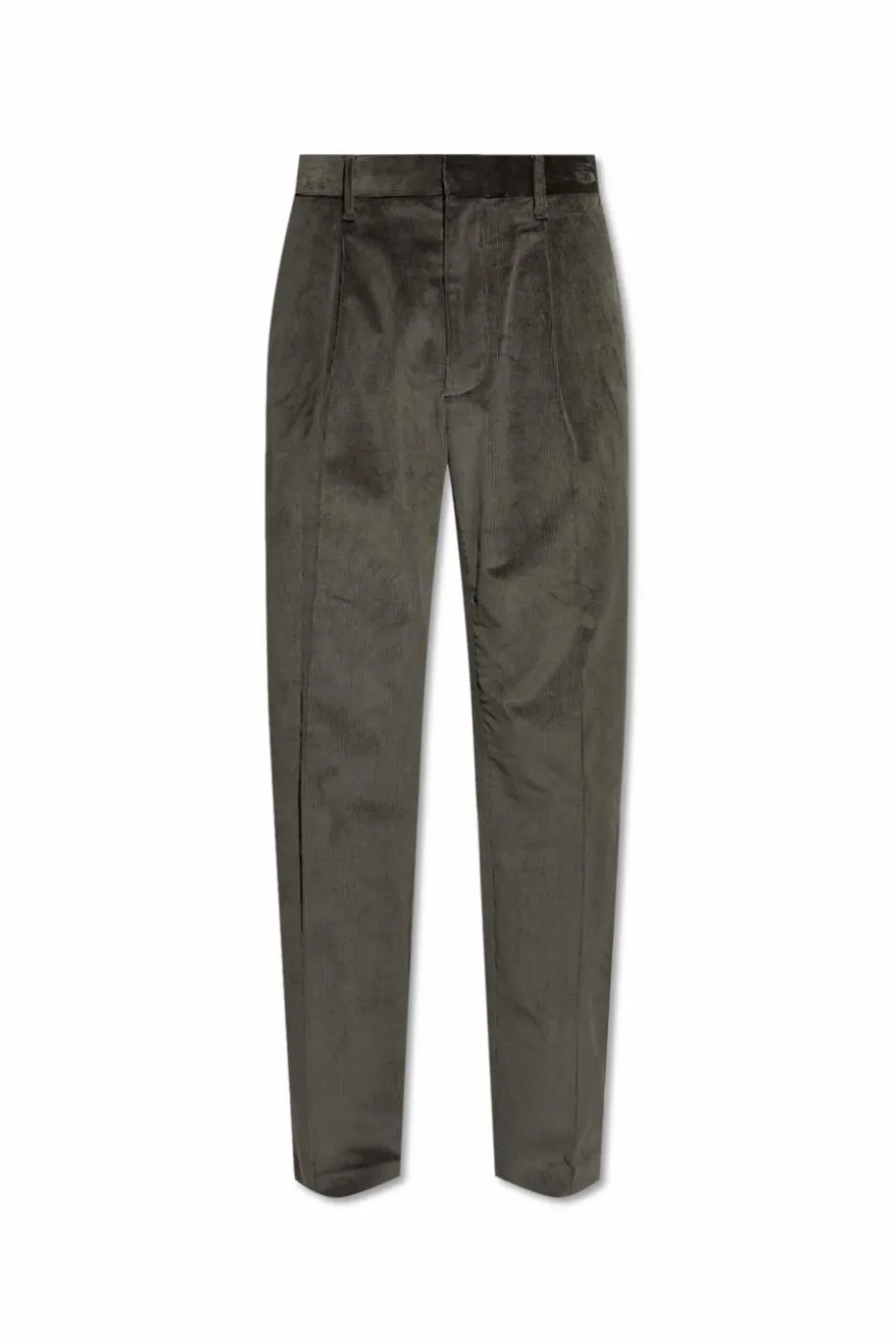Rag & Bone ZIELONY Spodnie sztruksowe