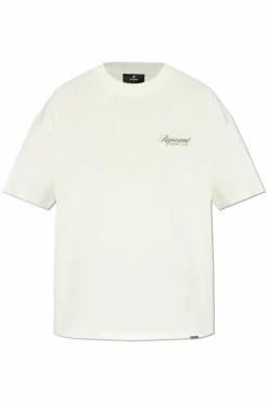 Represent kremowy T-shirt `Owners Club Script`