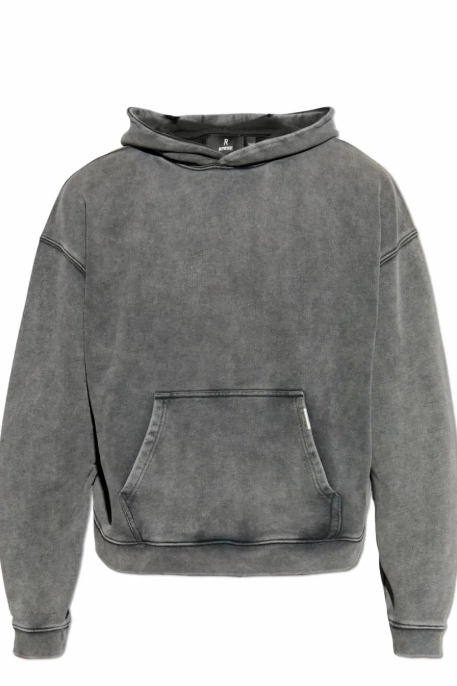 Represent SZARY Bluza `Initial` typu `oversize`