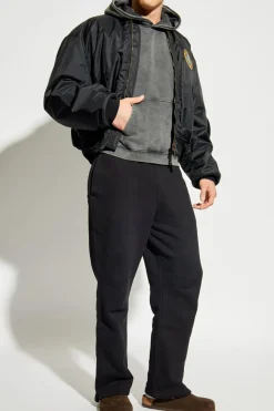 Represent SZARY Bluza `Initial` typu `oversize`