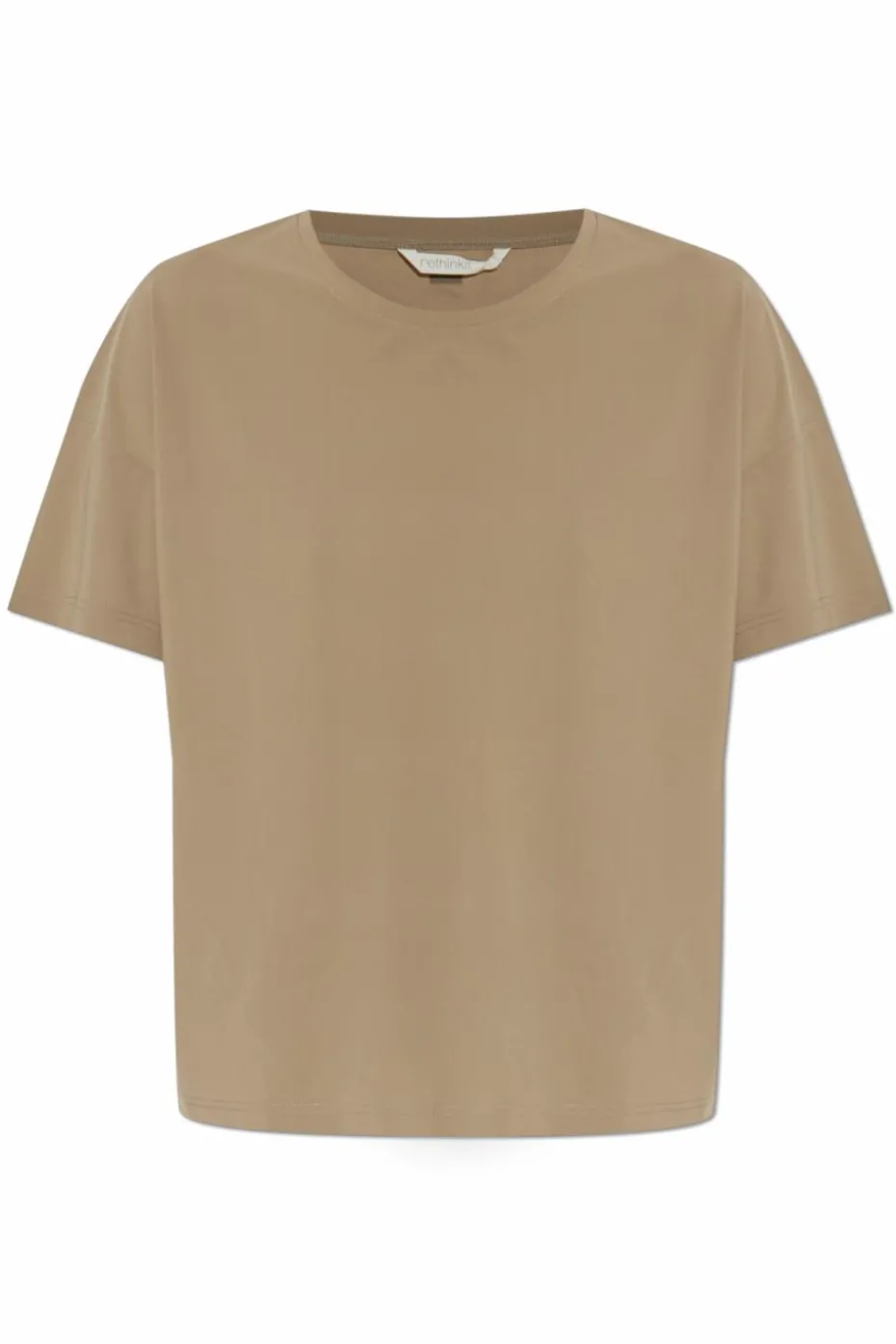 Rethinkit Studios beżowy T-shirt `Vela`