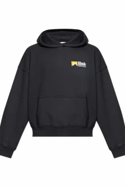 Rhude CZARNY Bluza z logo